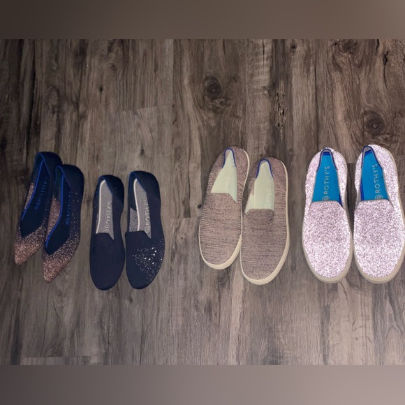 Rothy’s 🦄, 9, Pre-Owned, Midnight Metallic - Picture 8 of 8